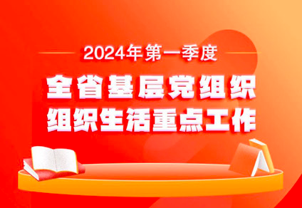 2024年第一季度全省基层党组织组织生活重点工作